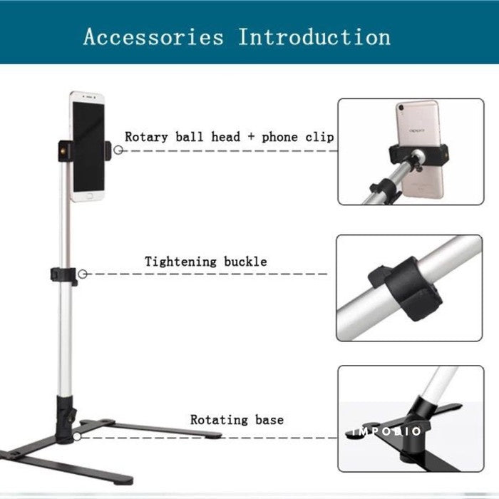 Photography Adjustable Tab Stand Tripod Top Monopod IMPODIO
