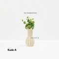 IMPODIO Vas bunga rotan + Paket leaf artificial aksesoris - lifestyle