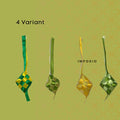IMPODIO Ketupat mini hiasan gantungan – Props photo ramadhan edition - foto 10