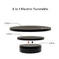 IMPODIO 3 in 1 Electric Turntable - Rotating Stand 360 Degre