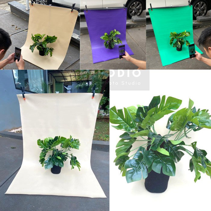 IMPODIO Paket mini Stand - T stand dan jepit FREE Background