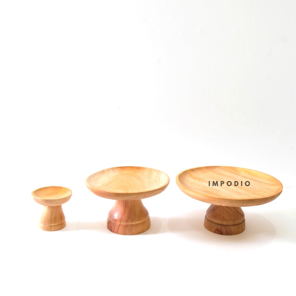 IMPODIO Stand cake kay / display dessert kue / properti foto makan