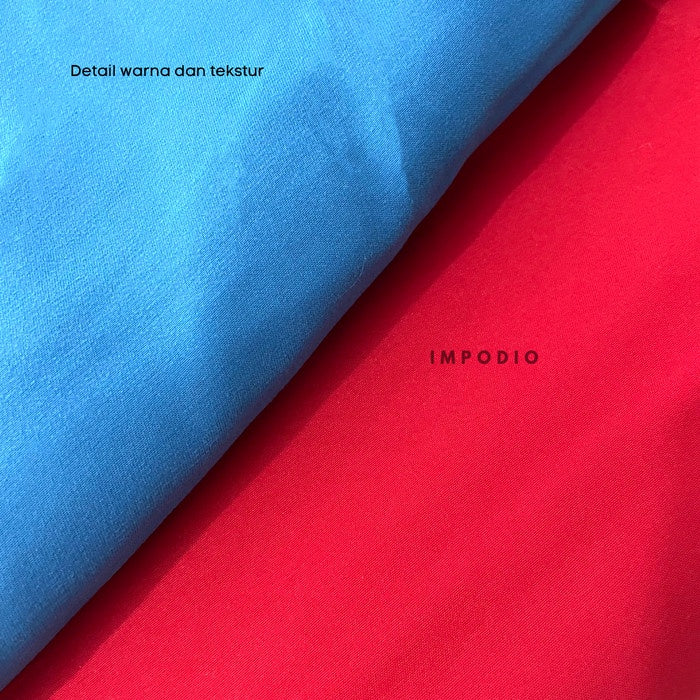 IMPODIO Paket Stand 3x2M kain Biru & Merah - Properti studio foto