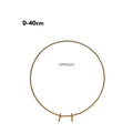 IMPODIO Standing Ring Decoration – Pajangan besi bulat diameter 20 - foto 9