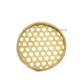 IMPODIO Placemat hexagon - piring bambu anyaman - Props Properti Foto - foto 9