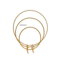 IMPODIO Standing Ring Decoration – Pajangan besi bulat diameter 20 - detail produk