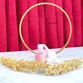 IMPODIO Standing Ring Decoration – Pajangan besi bulat diameter 20 - dalam penggunaan