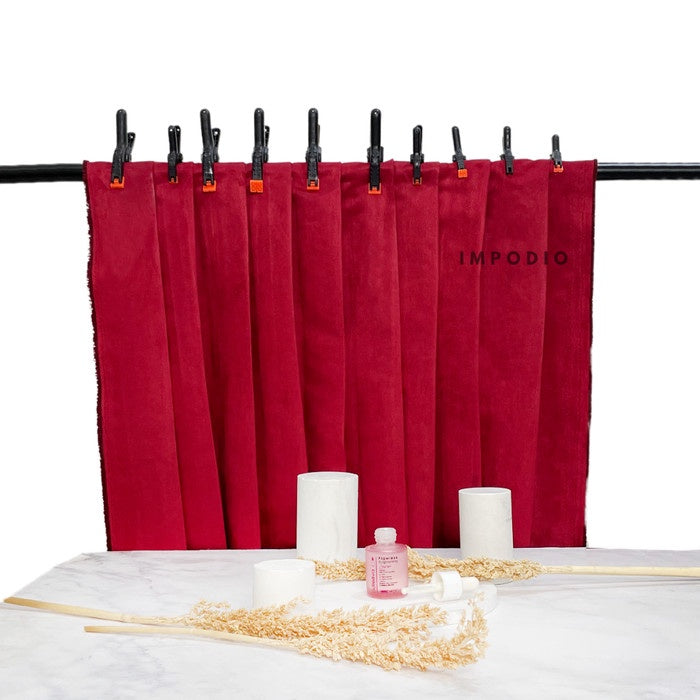 IMPODIO Kain Suede background foto produk - Props foto konten