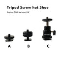 IMPODIO Tripod Screw hot Shoe Socket DSLR ke baut 1 – 4