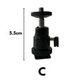 IMPODIO Tripod Screw hot Shoe Socket DSLR ke baut 1 – 4