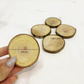 IMPODIO wood slice / kayu props foto 4-5cm flaylayout rustic
