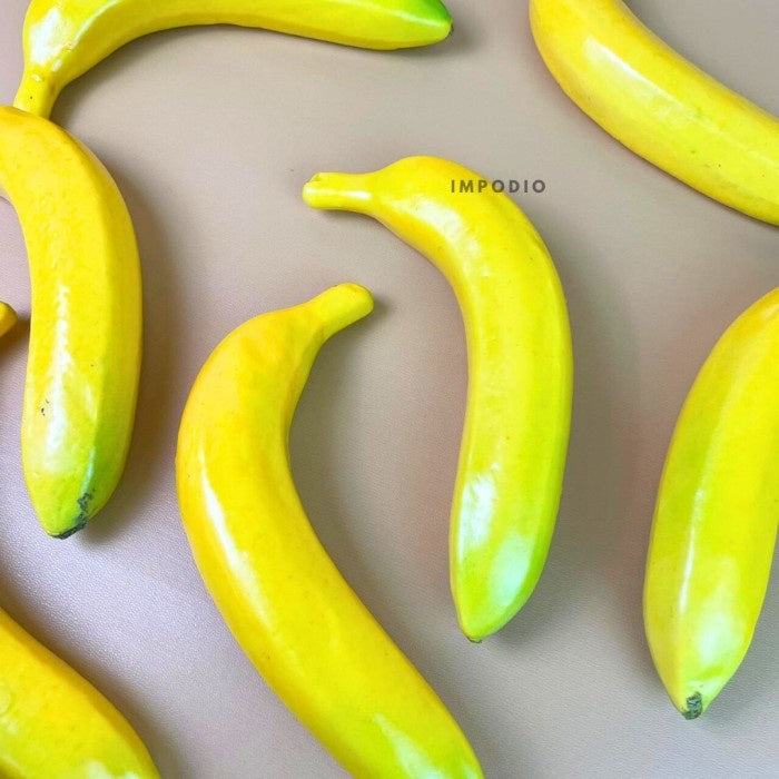 IMPODIO Pisang artificial / Fake Banana / Buah plastik Props