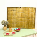 IMPODIO Bamboo Window - Props fotografi, bambu asli - close up