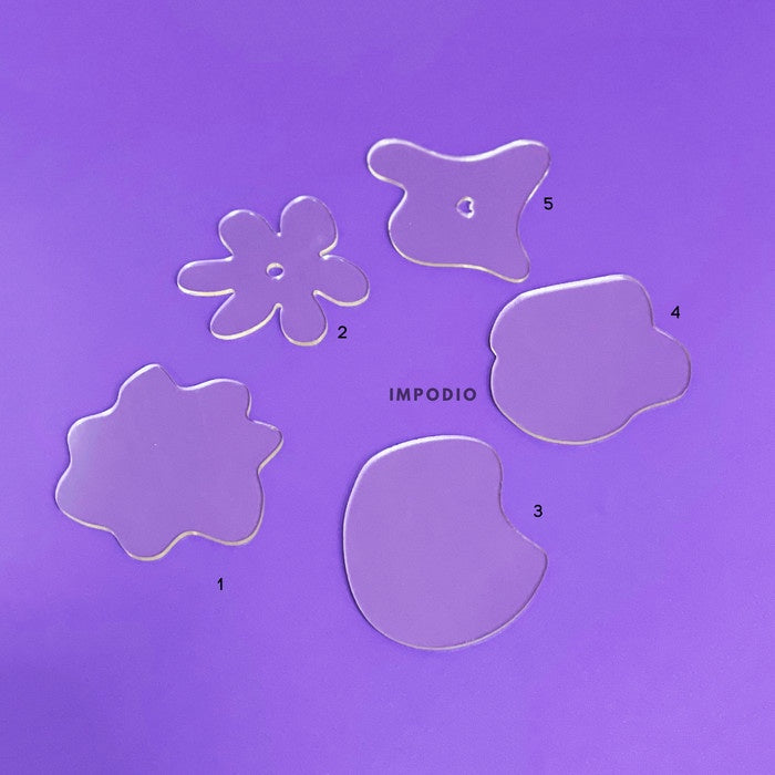 IMPODIO Coaster aesthetic bening acrylic / props foto akrilik