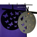 IMPODIO Lighting photo props gobo hitam bulat 30cm - pengatur bayangan - packaging
