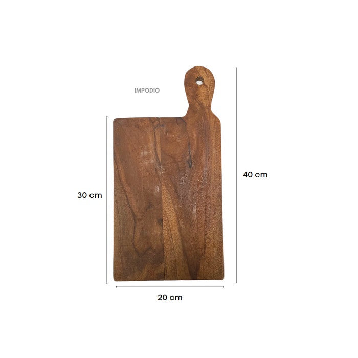 IMPODIO Wooden board / talenan kayu jati asli props foto