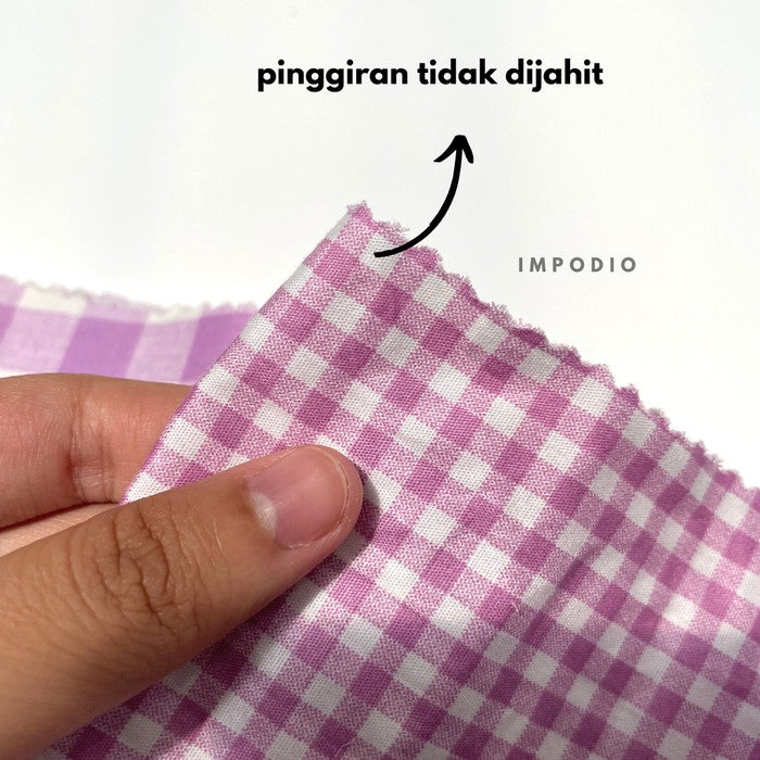 IMPODIO PAKET 5pcs] napkin lilac baby purple kain piknik