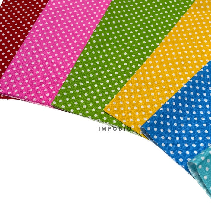 IMPODIO [PAKET 6pcs] napkin polkadot kain piknik - props foto