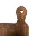 IMPODIO Wooden board – talenan kayu jati asli props foto - tampak samping