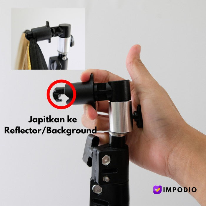 IMPODIO Penjepit Reflektor / Background and Reflector Holder Clamp Clip