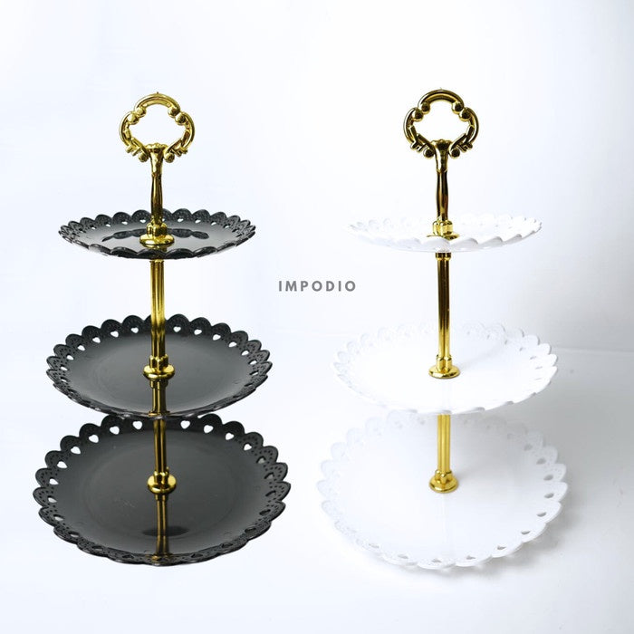 IMPODIO Standing cake plastik - properti foto kue