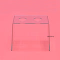 IMPODIO Ice cream display holder etalase clear akrilik fotografi - close up
