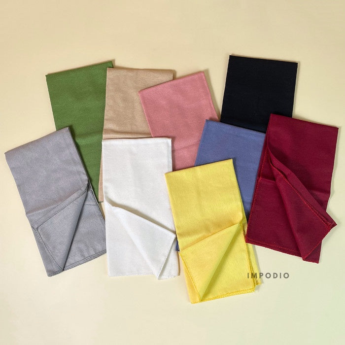 IMPODIO Linen napkin plain color - kain linen warna polos - props