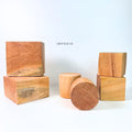 IMPODIO Podium kayu mahoni - kubus balok properti foto produk