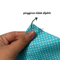 IMPODIO [PAKET 6pcs] napkin polkadot kain piknik - props foto - detail produk