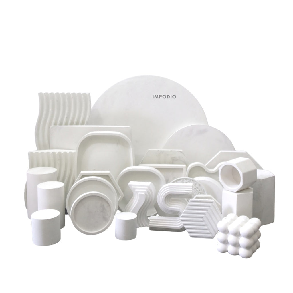 Props photo Concrete series / coaster semen / properti balok IMPODIO