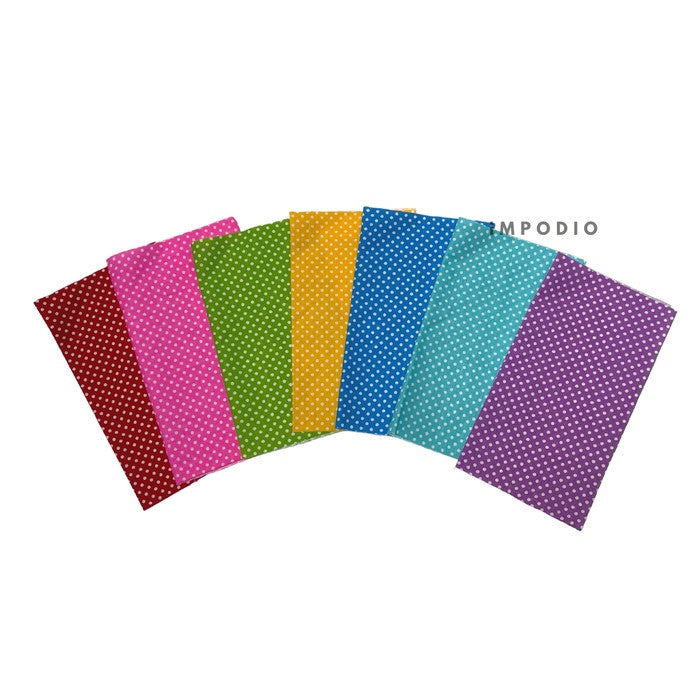 IMPODIO [PAKET 6pcs] napkin polkadot kain piknik - props foto