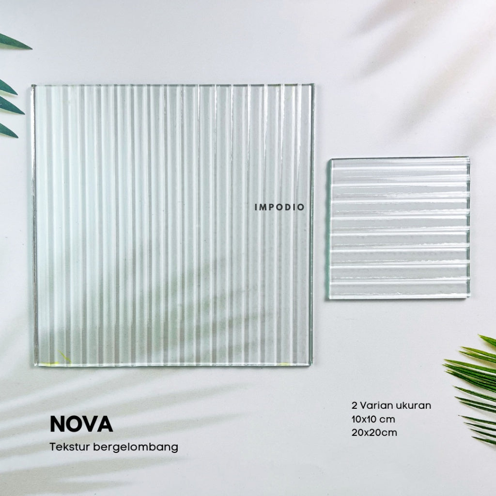 IMPODIO Kaca textured / kaca motif props foto