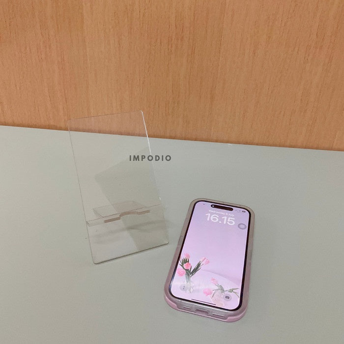 IMPODIO Acrylic phone holder / akrilik stand hp tablet bongkar pasang