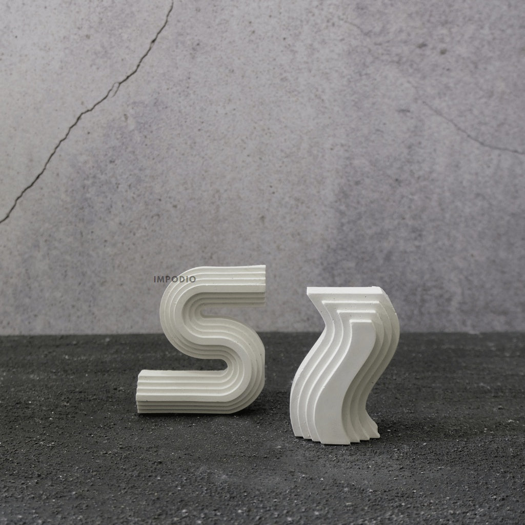 Props photo Concrete series / coaster semen / properti balok IMPODIO