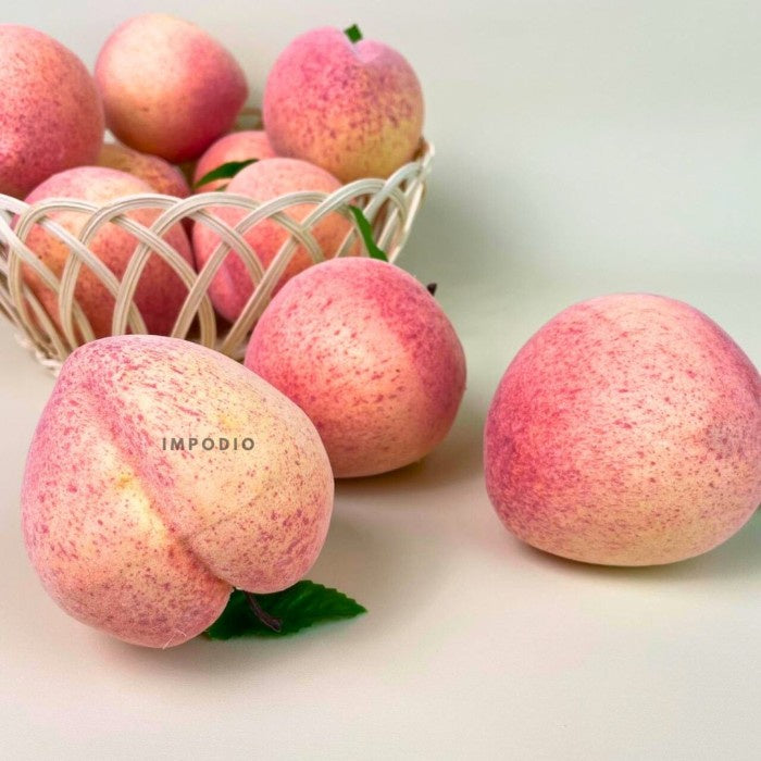 IMPODIO Peach artificial - Buah plastik palsu - properti Fotografi