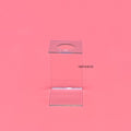 IMPODIO Ice cream display holder etalase clear akrilik fotografi - background putih