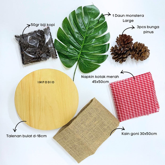 IMPODIO PAKET properti foto vol.2-set aestetik props foto foto produk