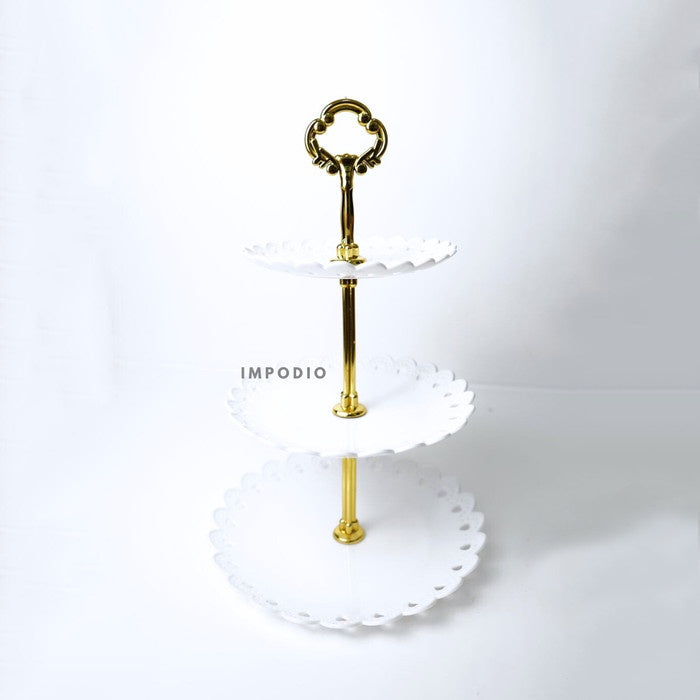 IMPODIO Standing cake plastik - properti foto kue