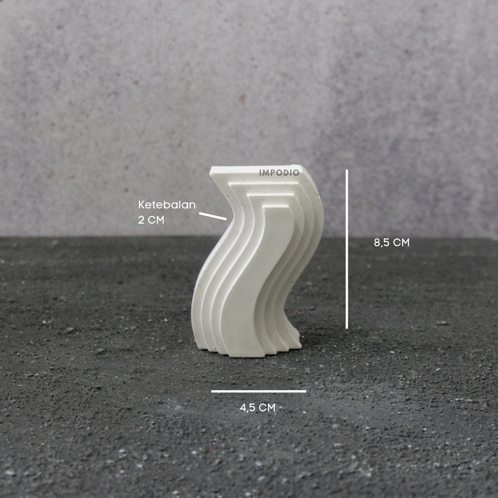 Props photo Concrete series / coaster semen / properti balok IMPODIO