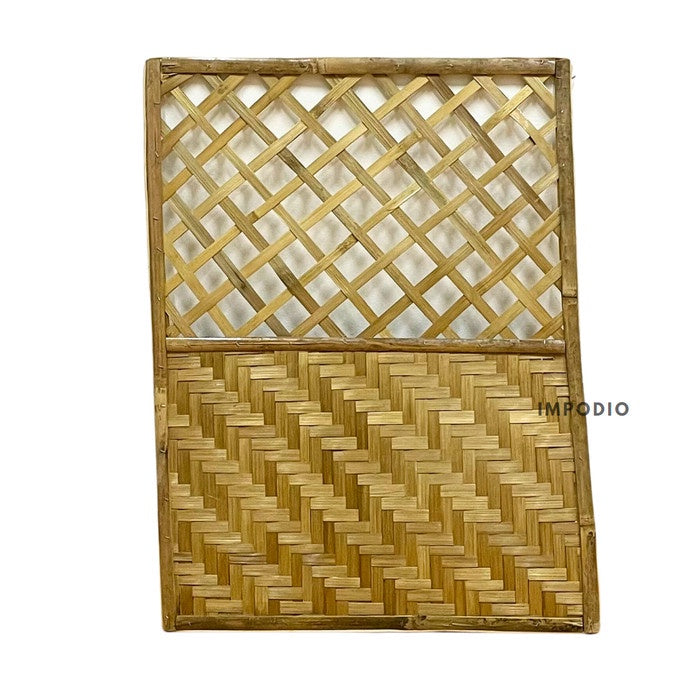 IMPODIO Bamboo Window - Props fotografi, bambu asli - background putih