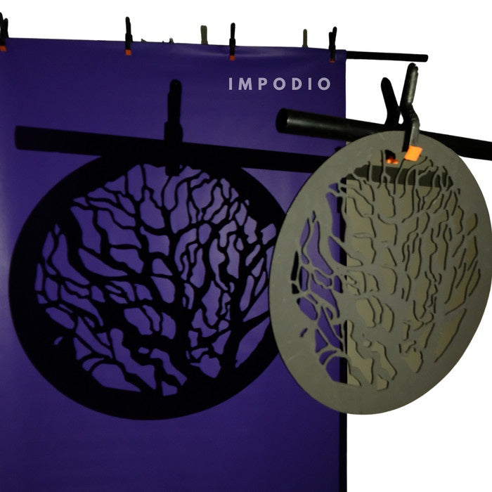 IMPODIO Lighting photo props gobo hitam bulat 30cm - pengatur bayangan - foto 11