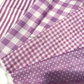 IMPODIO PAKET 5pcs] napkin lilac baby purple kain piknik - tampak samping
