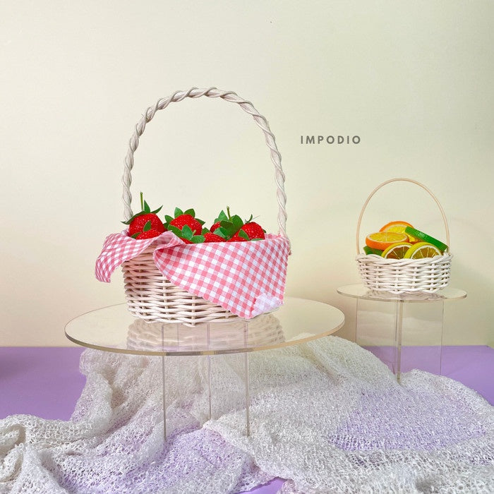 IMPODIO Arcylic stand cake transparan - tatakan kue tempat display