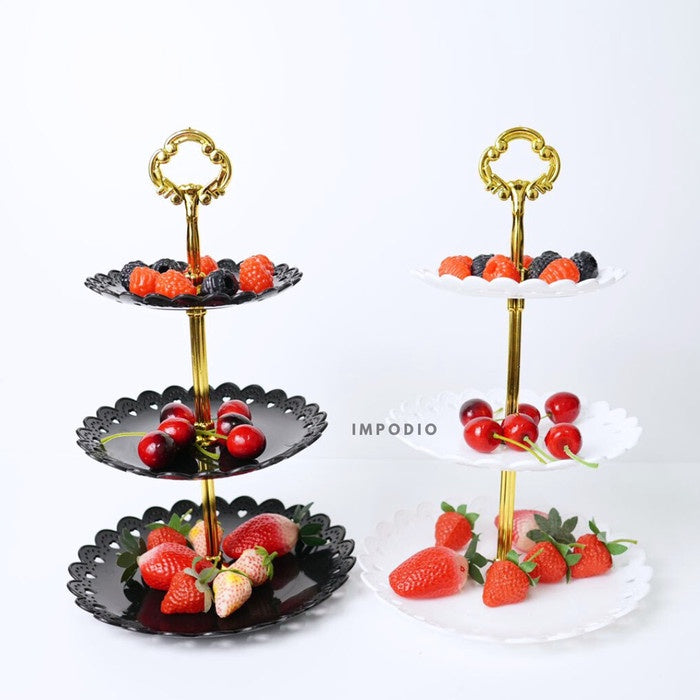 IMPODIO Standing cake plastik - properti foto kue