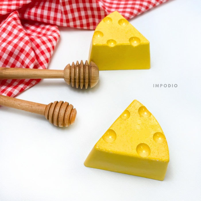 IMPODIO Keju slice artificial - cheese palsu - Properti Props
