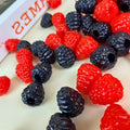 IMPODIO Rasberries Palsu (Fake Raspberry) – Buah palsu Props - close up