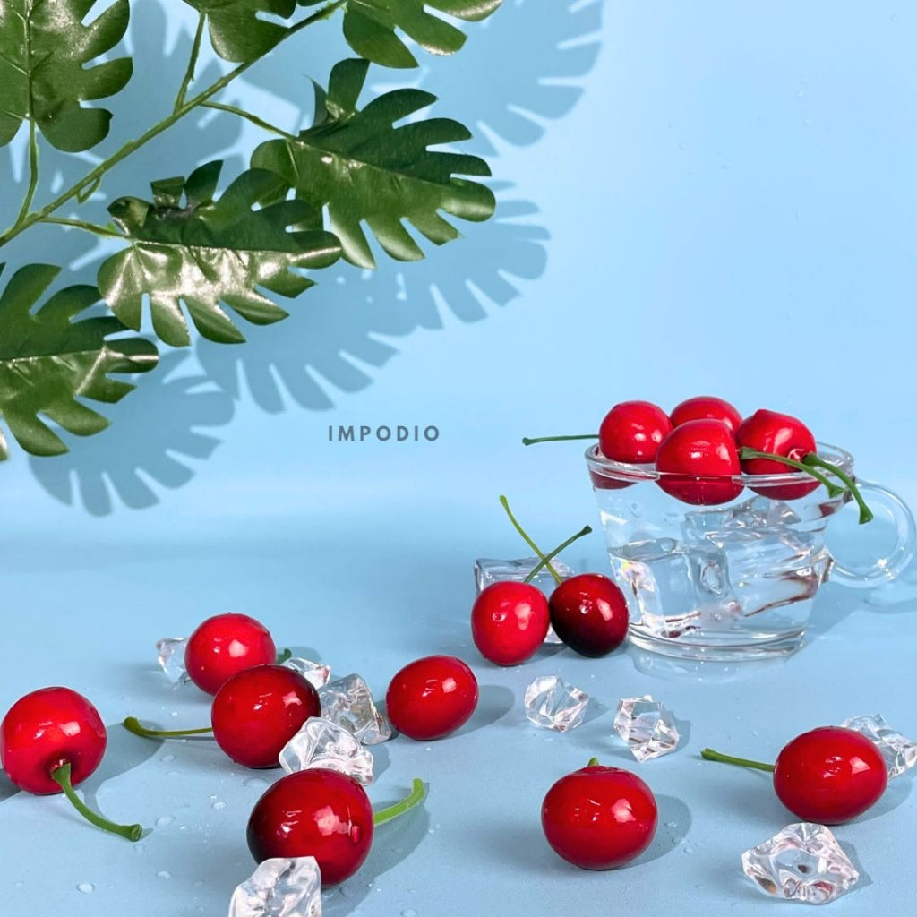 IMPODIO Mini Cherry Imitasi Properti foto produk