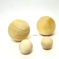 IMPODIO Bola kayu natural 2 - 4 cm - Properti props foto - foto 9