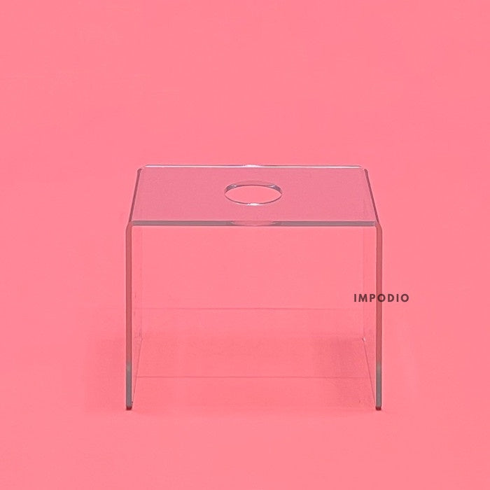 IMPODIO Ice cream display holder etalase clear akrilik fotografi