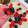 IMPODIO Rasberries Palsu (Fake Raspberry) – Buah palsu Props - tampak samping